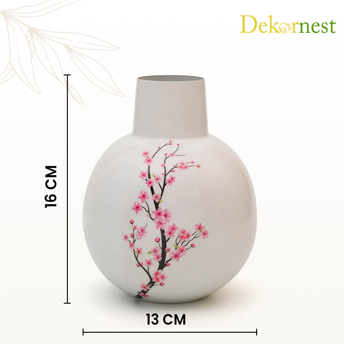 Dekornest Metal Small Flower Vase (1424 A)