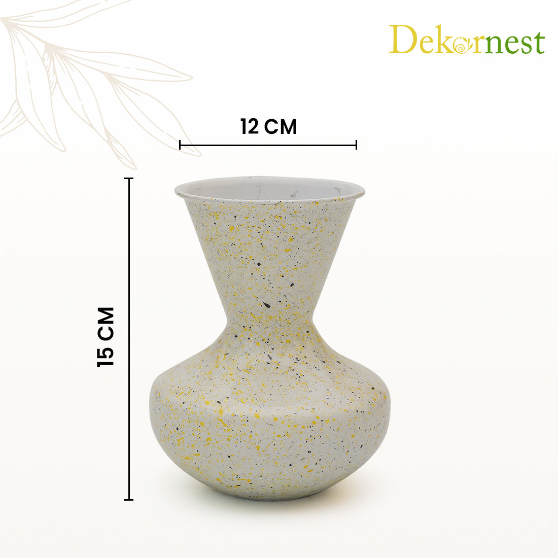 Dekornest Metal Small Flower Vase (1425 B)