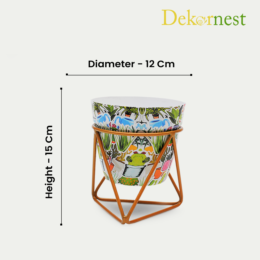 Dekornest Small Pot with Stand (1505)
