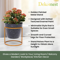 Dekornest Small Pot with Stand (1501)